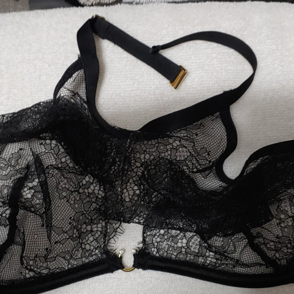 Victoria's Secret Lingerie Sheer Bra Top 34D - Picture 8 of 15